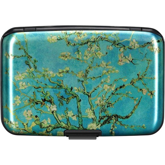 Wallet Credit Cards Holder Apricot flower - Picture 4 of 7